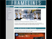 Tablet Screenshot of framelines.tv
